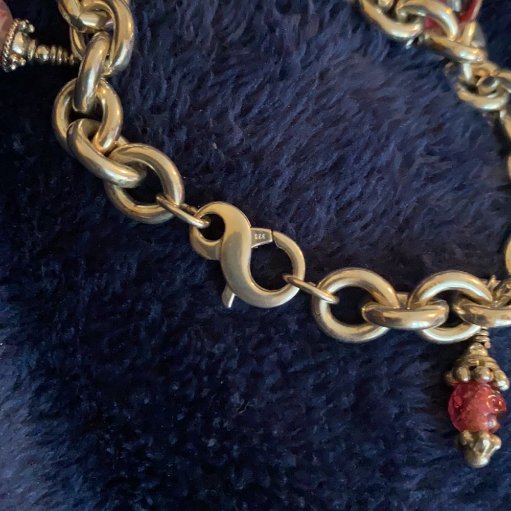 Steering Silver Charm Bracelet - image 3